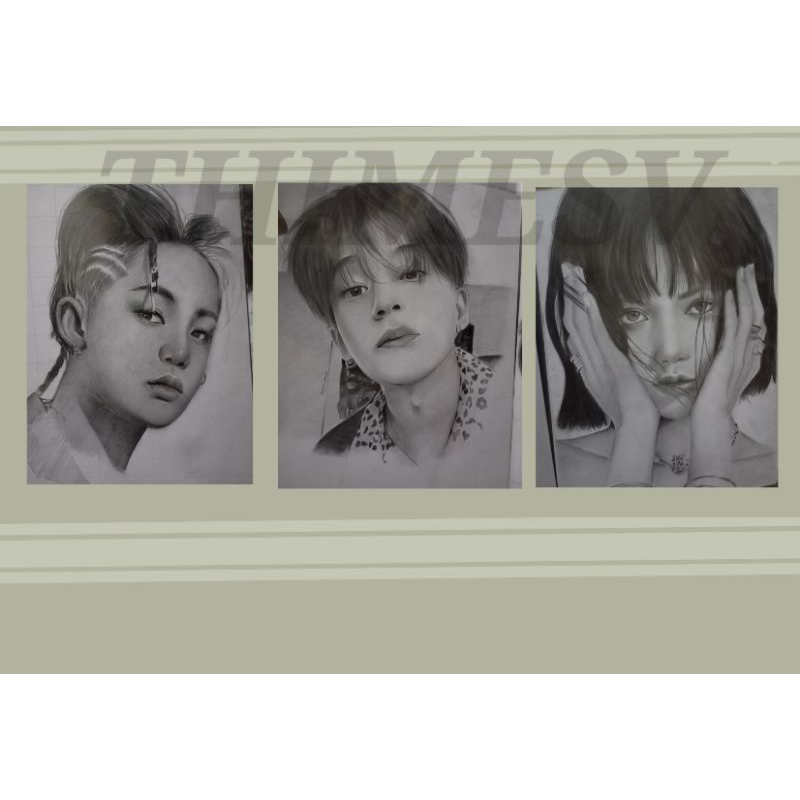 

(Open commision) realistic art potrait only A4