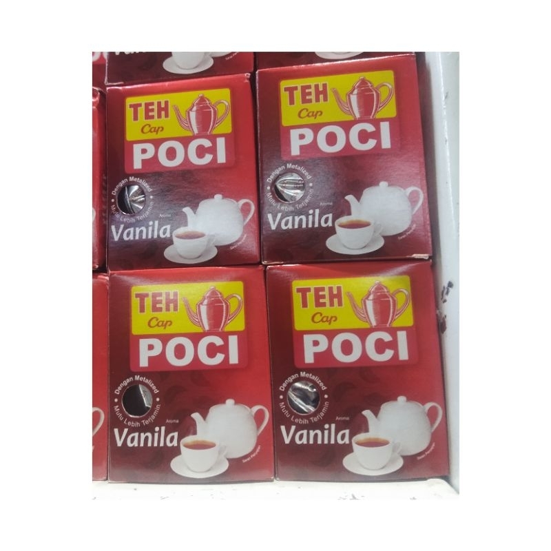 

TEH CAP POCI VANILA 50GR ISI 5 PCS