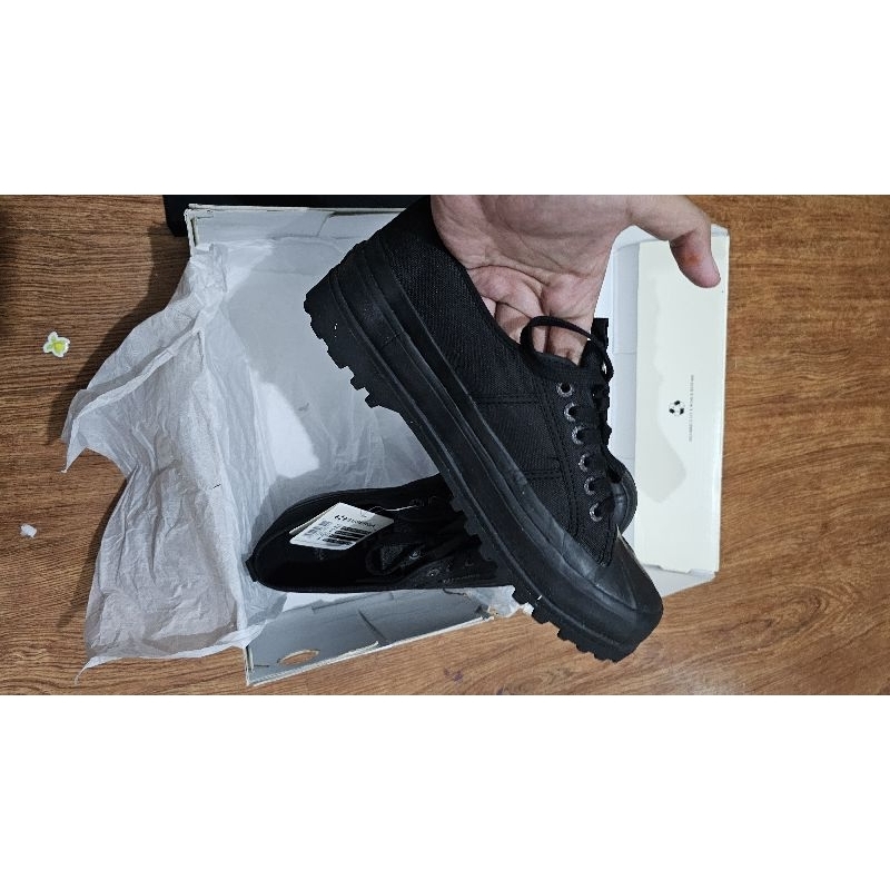 Superga 2975 Alpina Cordura X Makna : Total Black Onyx (EUR 42 / 24) BNIB