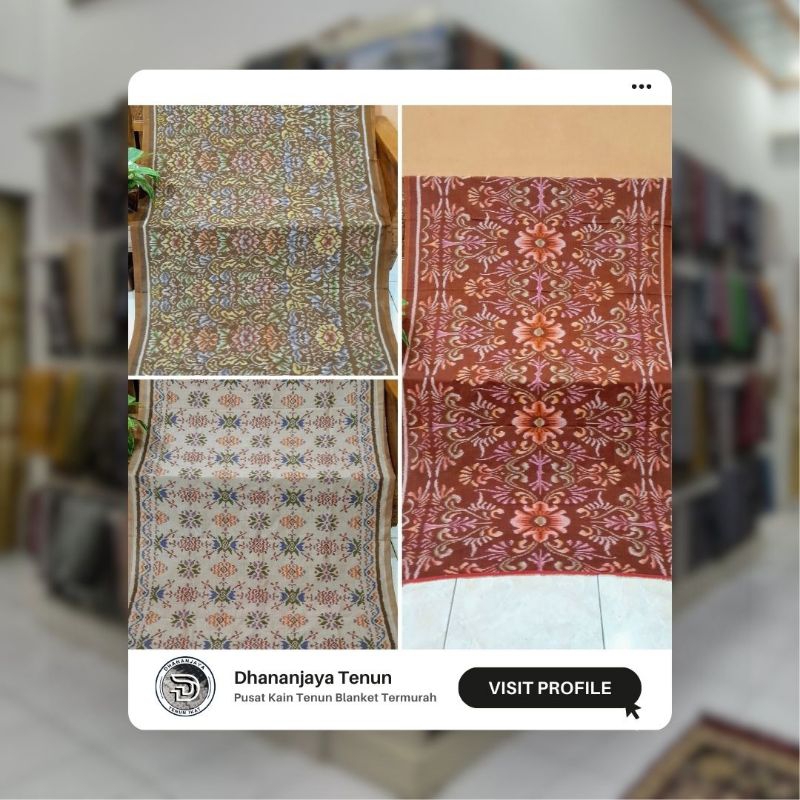 Dhananjaya Tenun - Kain Tenun CSM - Tenun CSM Premium Halusan - Tenun CSM Troso
