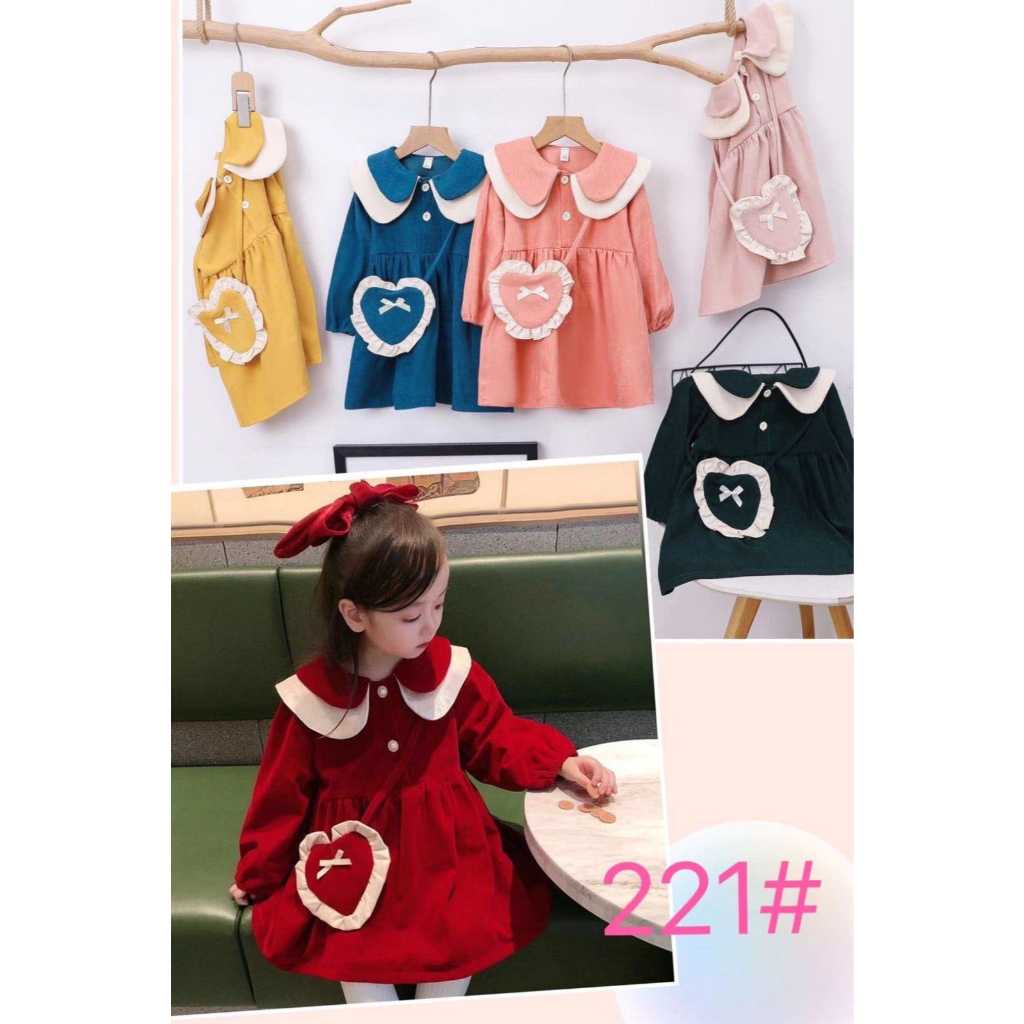 GROSIR 5pcs Dress Anak IMPORT 2-6th / Dress Anak Import / Dress Import / Gaun Anak / Dress Anak Prem