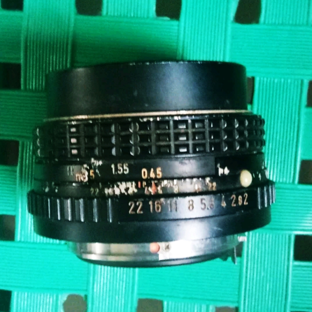 Lensa manual pentax 50mm F2