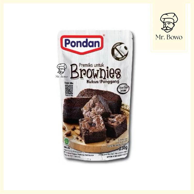 

Pondan Brownies Kukus Panggang (230g)