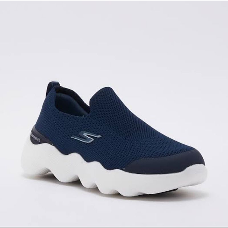 Sepatu Wanita Skechers Go Walk Massage Fit Navy