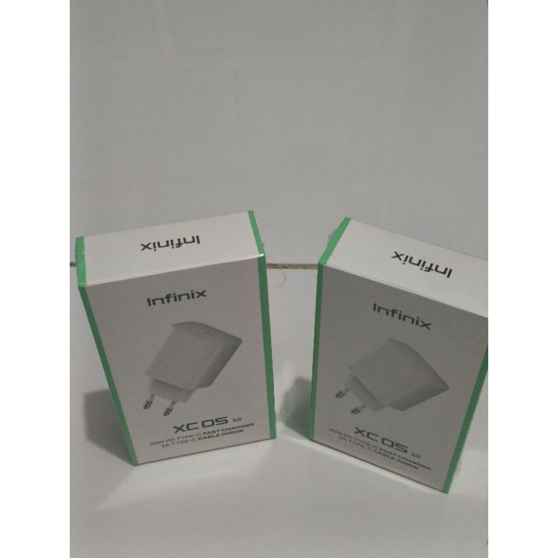 CHARGER ORIGINAL INFINIX XC 05 KIT 20W C TO 2 MFI APPLE SUPPORT
