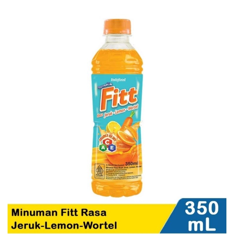 

Fruitamin Minuman Fitt JerukLemon Wortel 35OmL