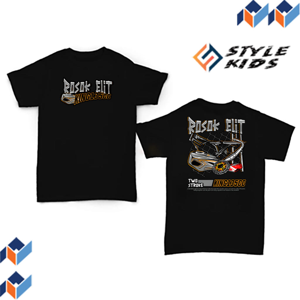 STYLEKIDS kaos Anak Distro Premium gambar ROSOK ELIT| Kaos Anak Laki Perempuan Lucu Usia 4-12 Tahun 