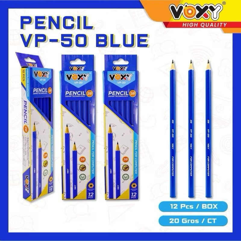 

(12 Pcs) Pensil 2B Voxy Vp 50/51 Murah Original