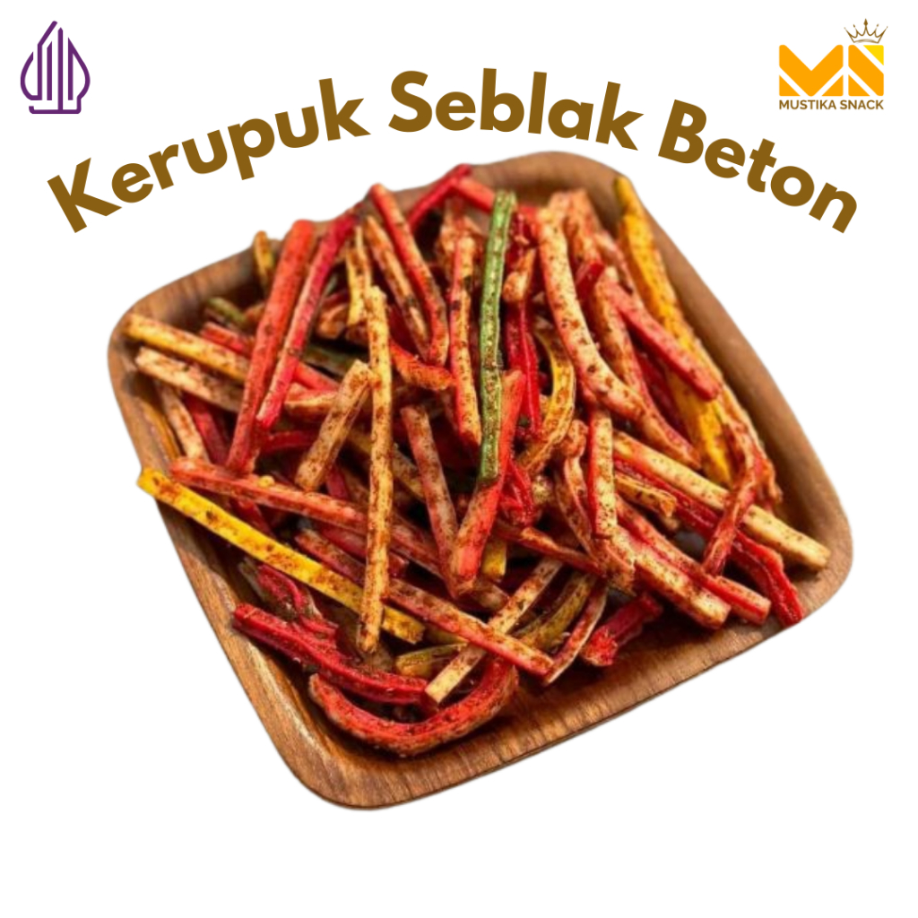 

Kerupuk Seblak Beton Pedas Hebring Gurih Daun Jeruk 500gr
