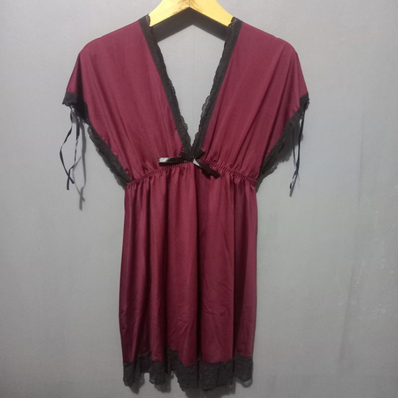 baju lingering seksi dress wanita/piyama lingering dewasa seksi/kimono dress/baju daster wanita