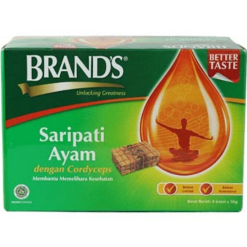 

Brand's Saripati Ayam dengan Cordyceps 6 x 70gr