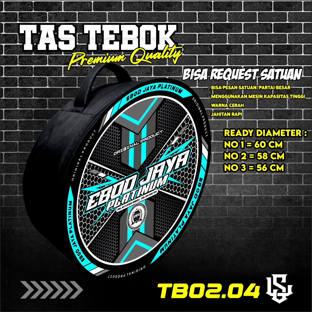 tas tebok murai motif EBOD JAYA PLATINUM ransel gendong jinjing bawa tebok sangkar murai printing