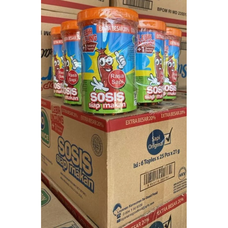 

SOSIS SO NICE SIAP MAKAN TOPLES ! HARGA PER KARTON