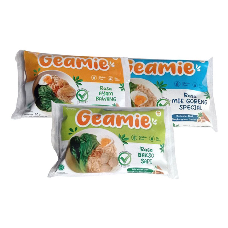 

Mie Instan Gluten-Free Vegan | Mohon Baca Deskripsi | Geamie