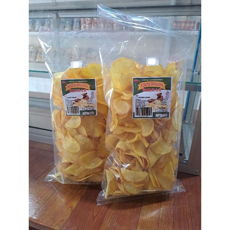 

Keripik Singkong Keriuk khas bangka gurih dan juga renyah Snack Kripik Manis Cemilan