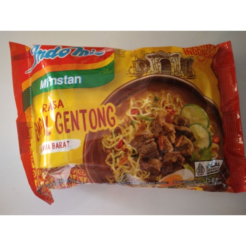 

Indomie Empal Gentong Kemasan 75 Gram