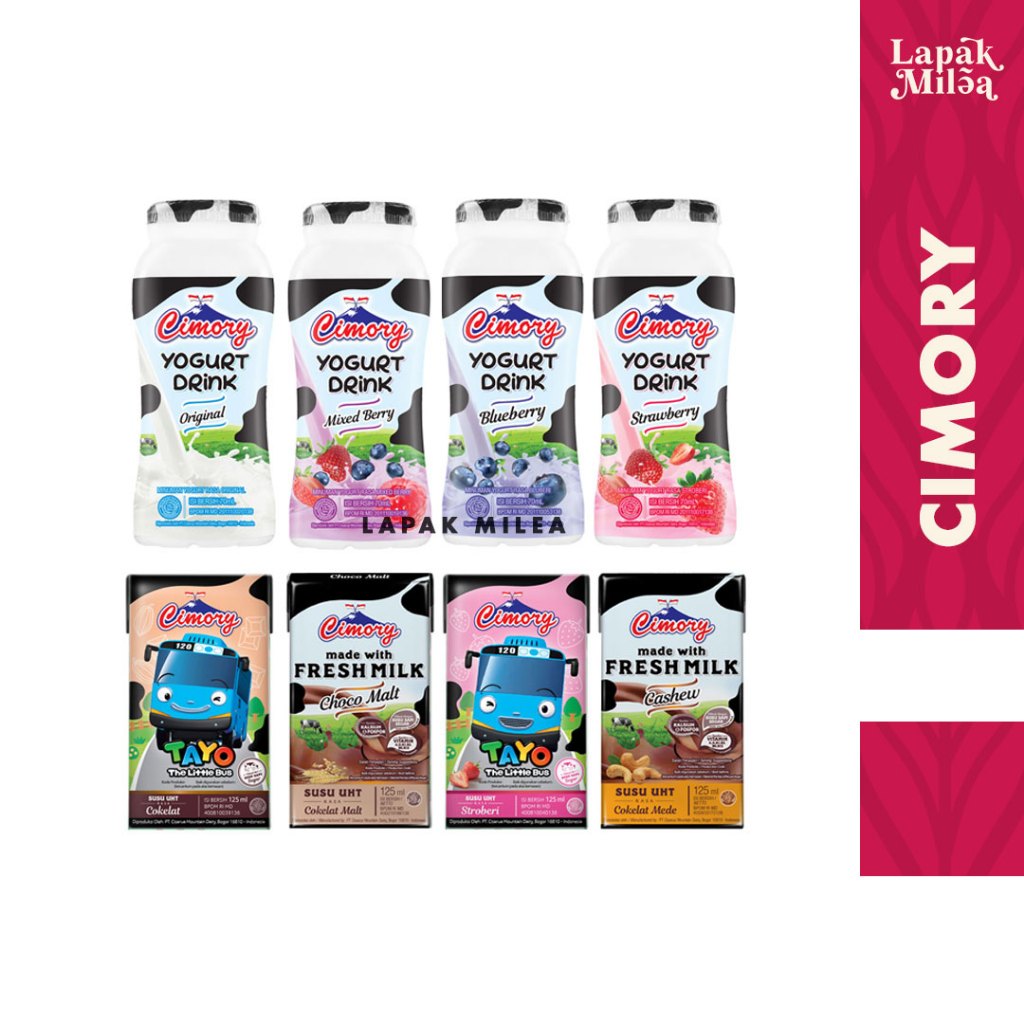 

Cimory - Uht Cimory Fresh Milk 125ml 250ml | Yogurt Cimory 65ml 125 ml
