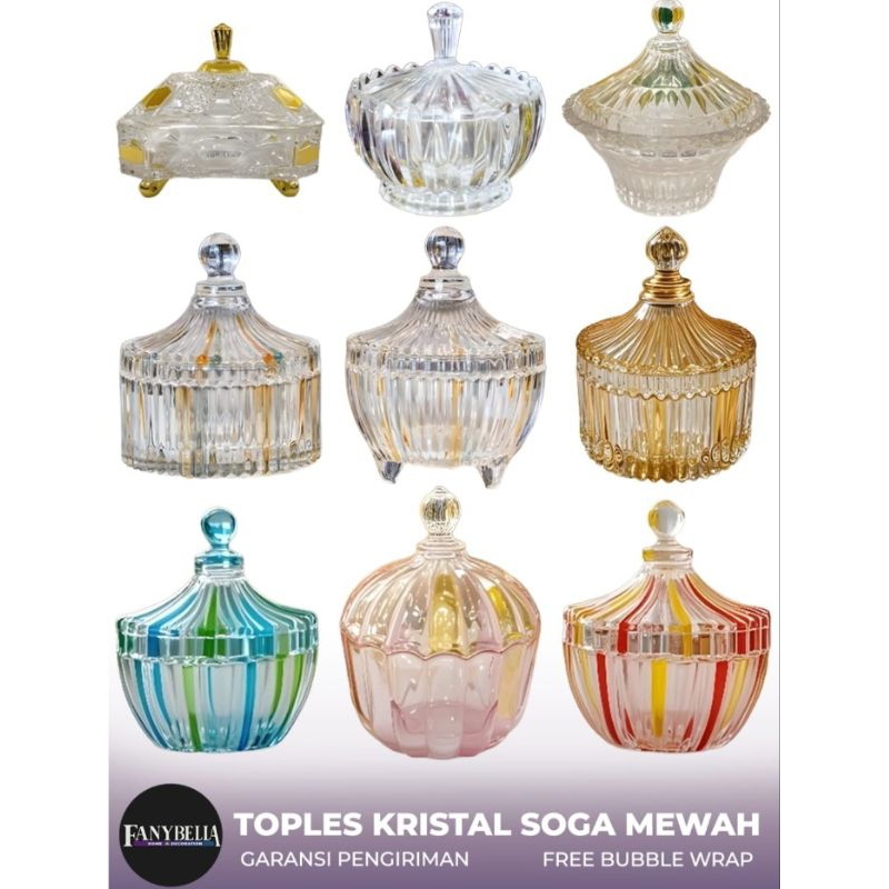 Toples Kaca Kristal Importt