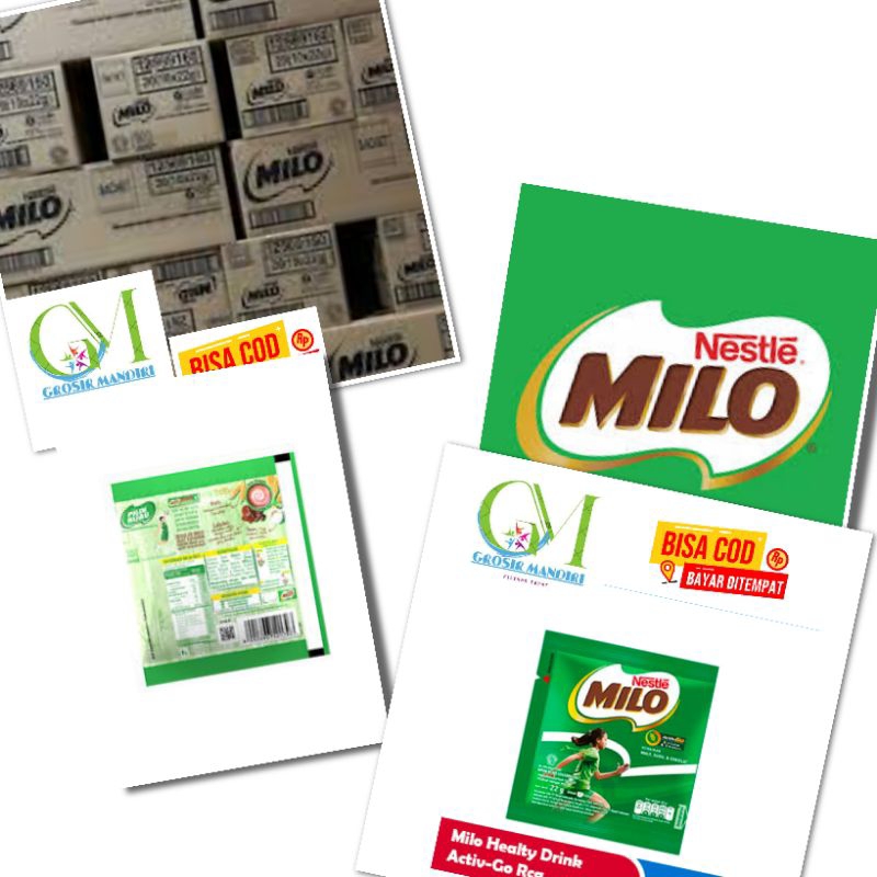 

Nestlé MILO Renceng 22g – Energi Lezat Setiap Hari!1 Renceng isi 10 Sachet
