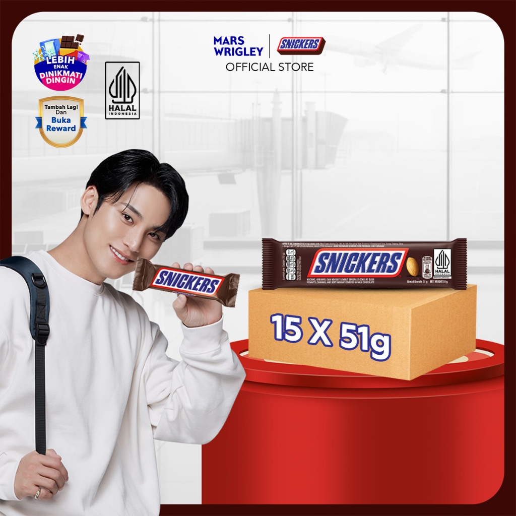 SNICKERS Peanut Original 51gr X15