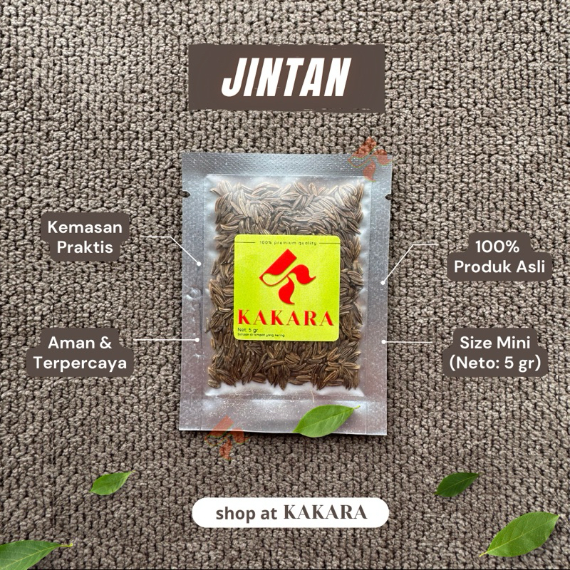 

KAKARA - Jintan / Jinten 5 gram bumbu dapur rempah mini kemasan sachet