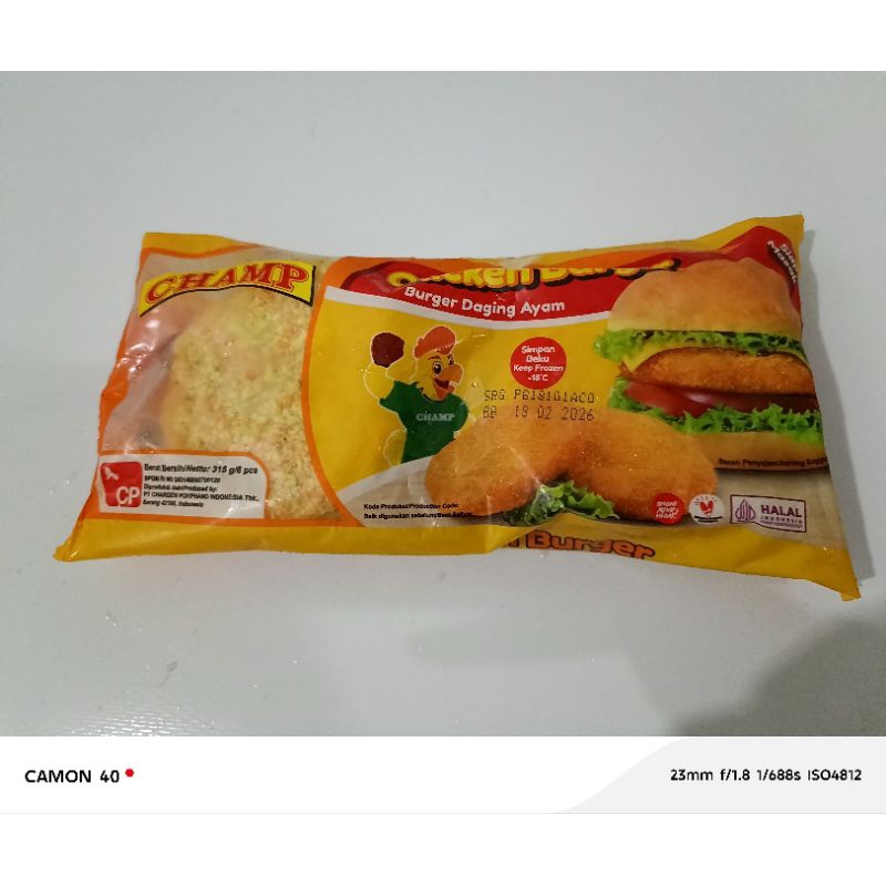 

Champ Chicken Burger