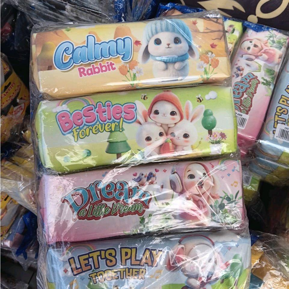 

Tempat pensil 088 pencil case Rabbit super cute/ Tempat pensil kelinci