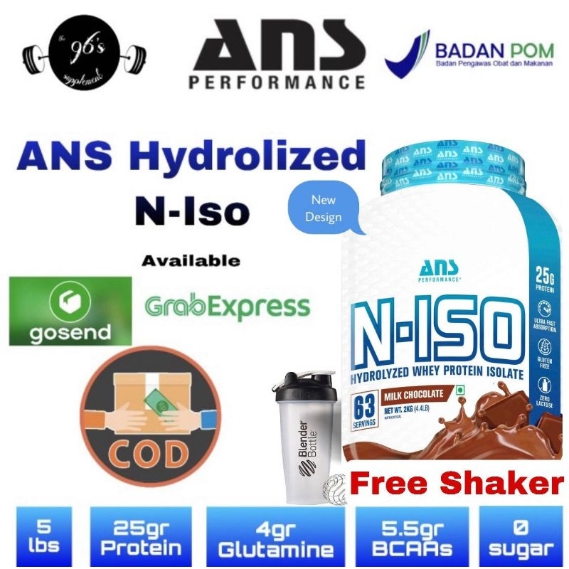 ANS N ISO 5lbs Hydrolyzed Whey Protein Isolate BPOM