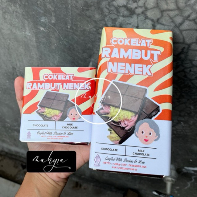 

COKLAT DUBAI RAMBUT NENEK VIRAL HALAL 100% | Coklat dubai isian rambut nenek gula asli | Coklat arimanis rambut nenek enak murah viral | Coklat jumbo rambut nenek | Cokelat dubai rambut nenek | Cokelat viral isi rambut nenek | Chocolate dubai viral murah