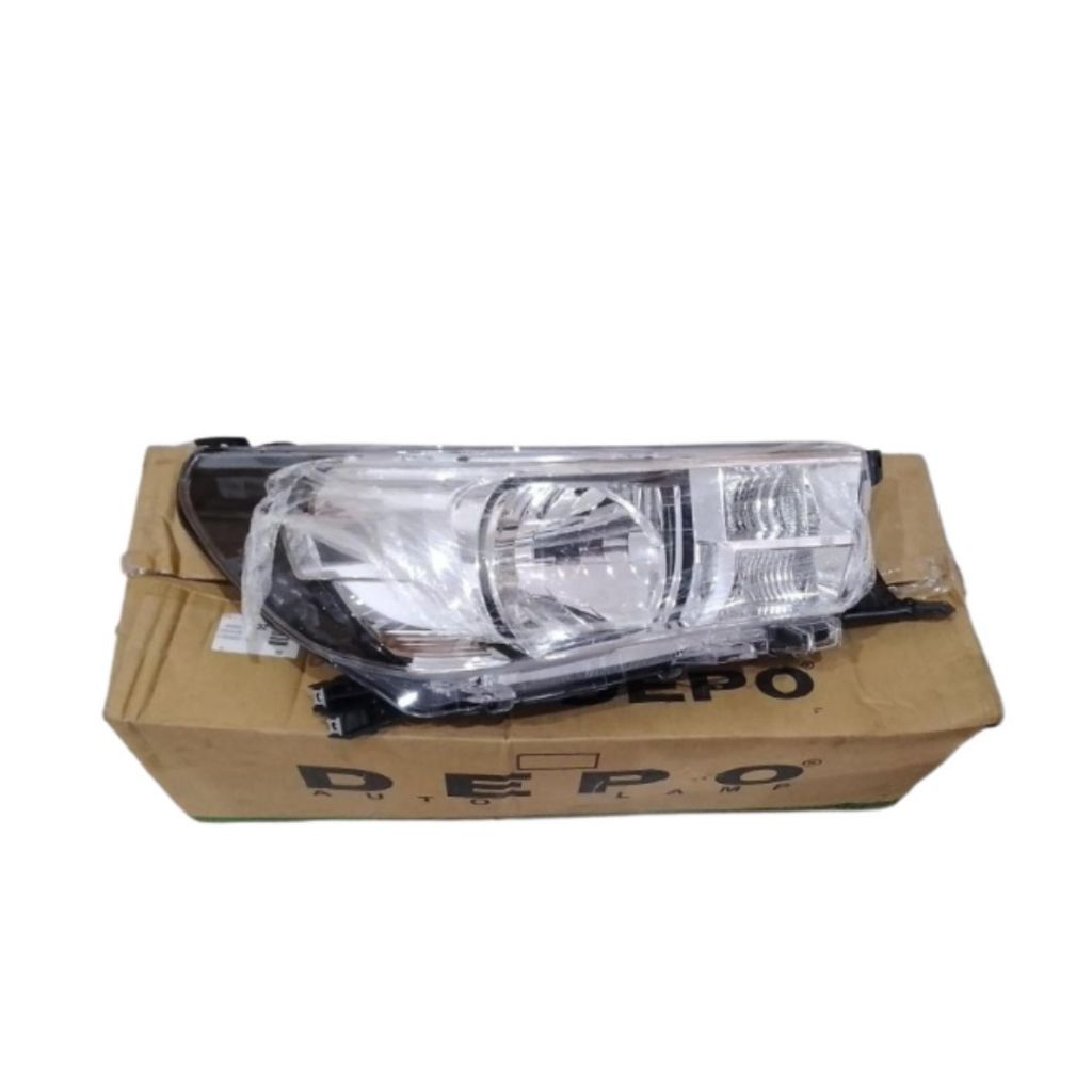 DEPO HEADLAMP LAMPU DEPAN HILUX REVO 15-ON