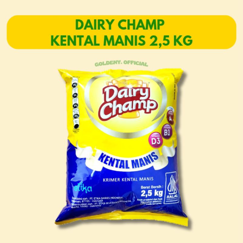 

DAIRY CHAMP KENTAL MANIS 2,5 KG