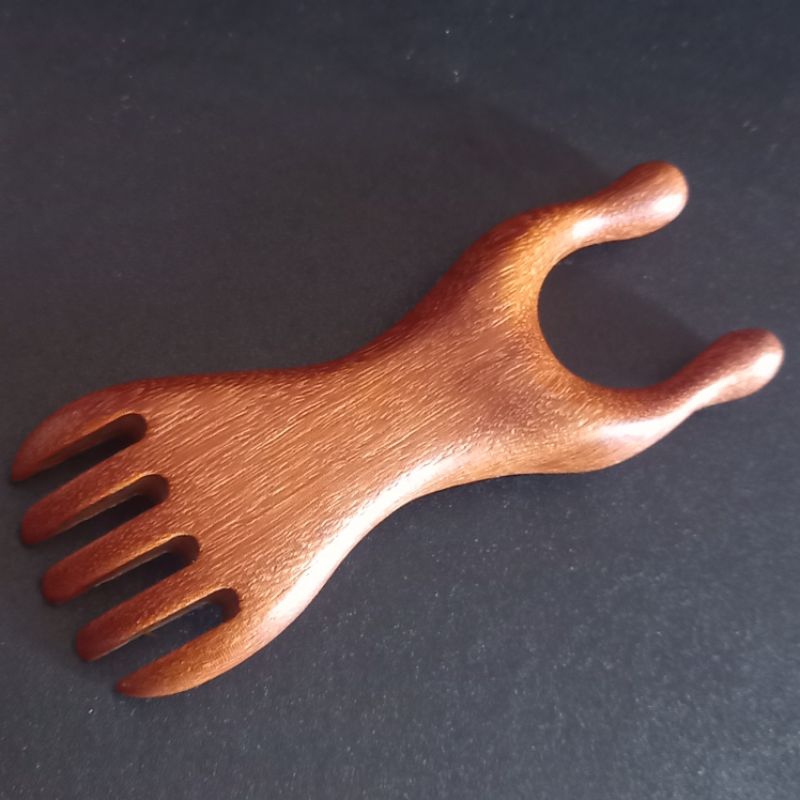 sisir tanduk kayu asli premium