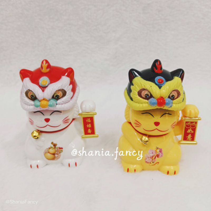 Pajangan Dashboard Mobil/Pajangan Kucing Hoki/ Kucing Keberuntungan/Kucing Hoki