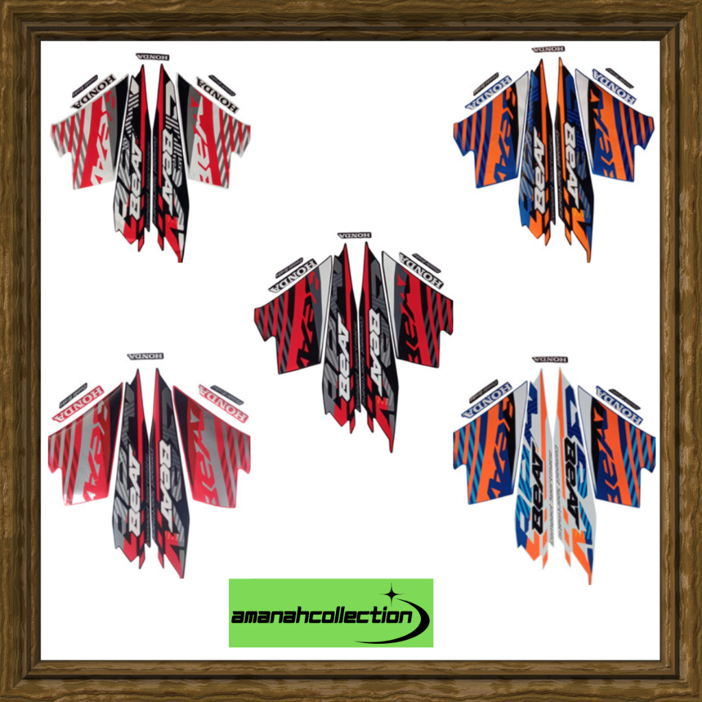 Stiker Striping Motor Beat NEW 2021 Stiker Bodi Honda Beat NEW 2021 MURAH COD