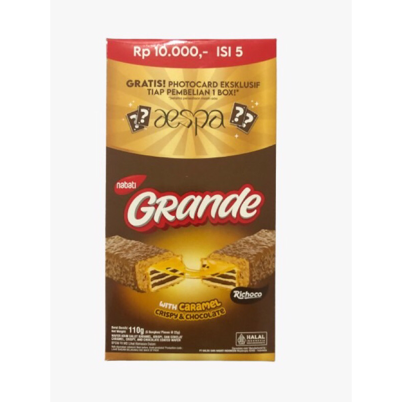 

NABATI GRANDE 22gram [ 1 Pak isi 5 - Eceran 2000 ]