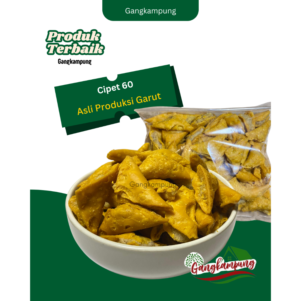 

Cipet/Pangsit segitiga isi 60