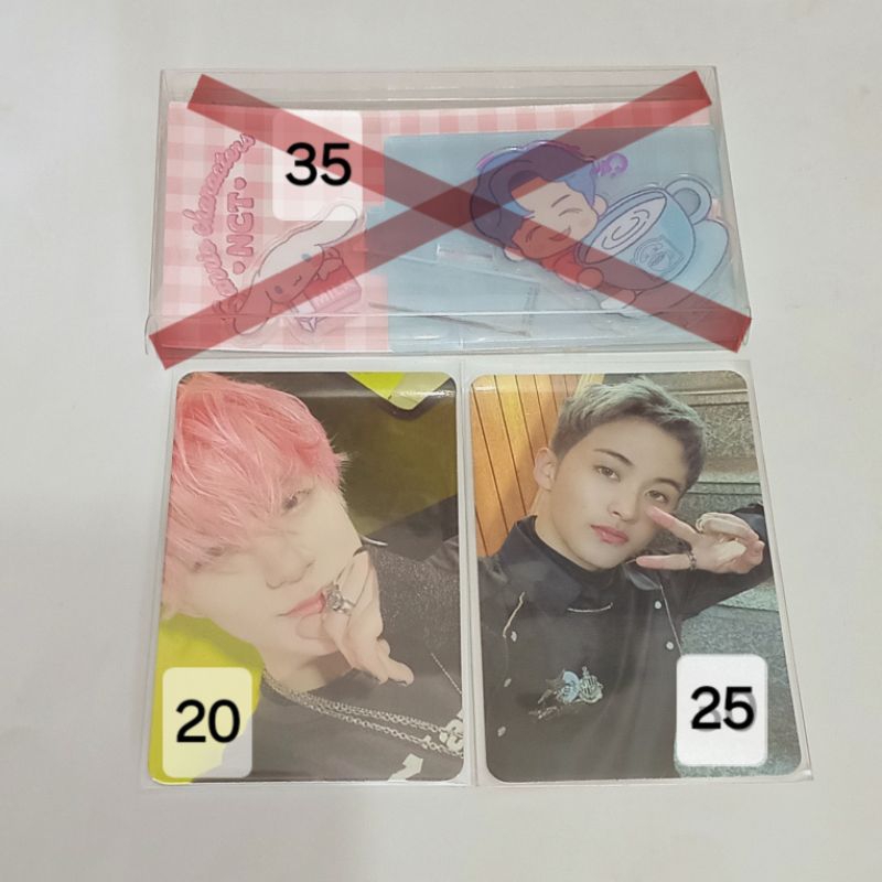 [PRELOVED OFFICIAL] AAB Photocard NCT 127/DREAM PC Jeno Glitch Mode Matching Card PC Mark Glitch Mod