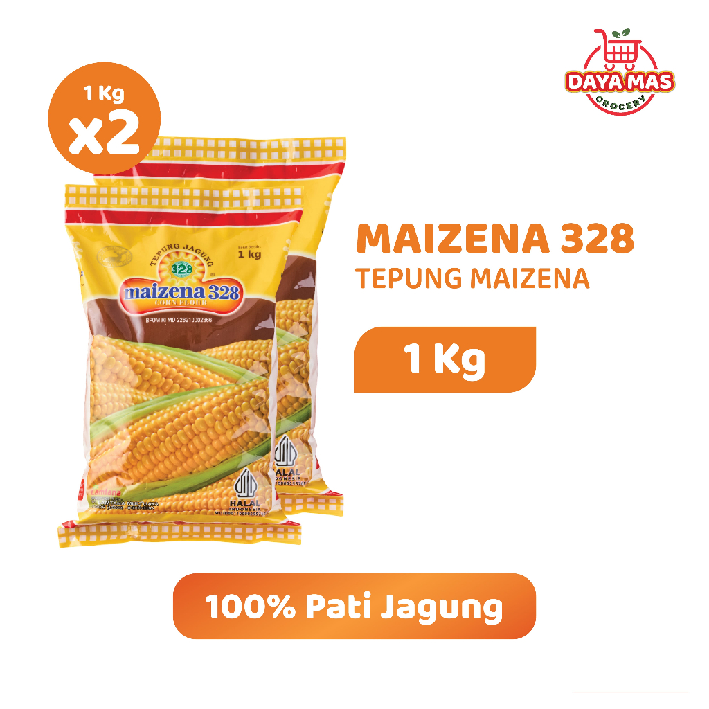 

Paket Hemat Tepung Jagung Maizena ukuran 1 kg | Bundling maizena 328 ukuran 1 kg