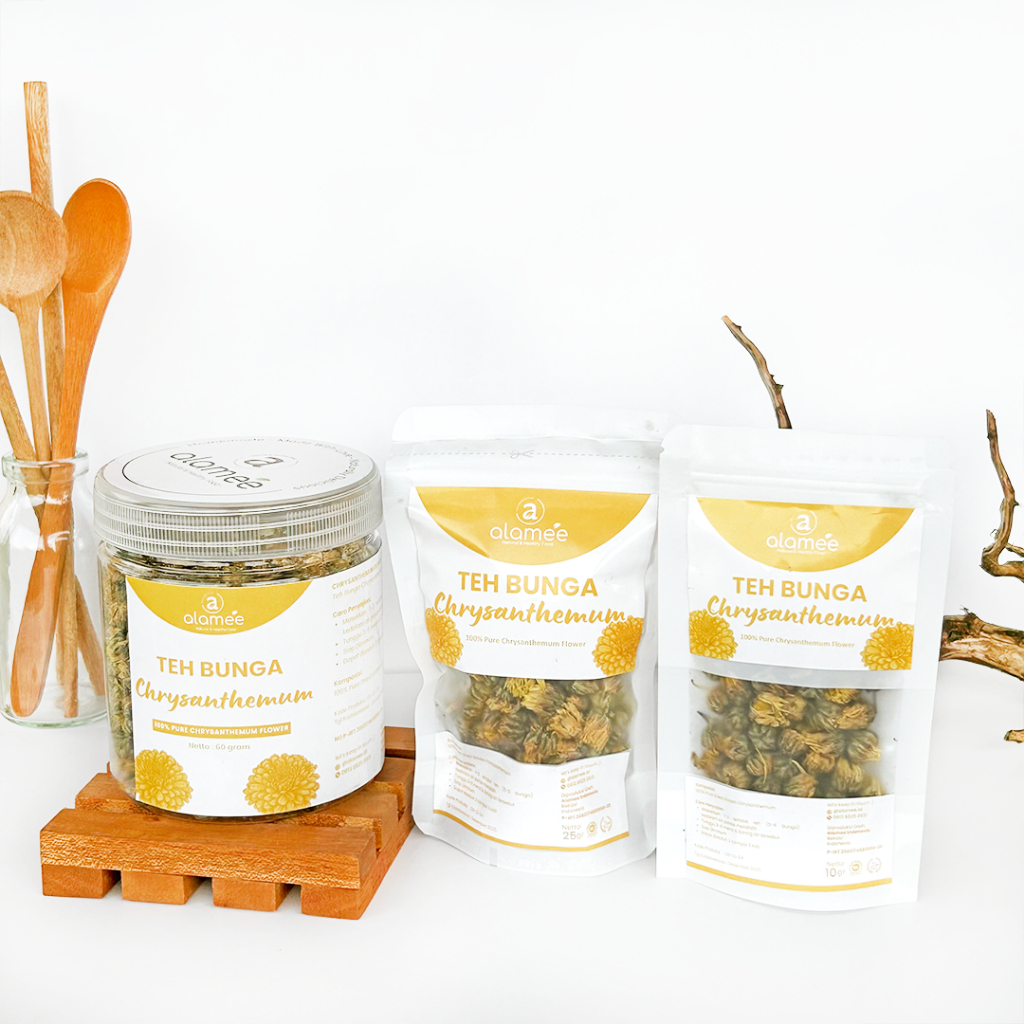 

ALAMEE Teh Bunga Chrysanthemum Tea Krisan Emas Golden Crysant Herbal Alami Organik Crysanthemum