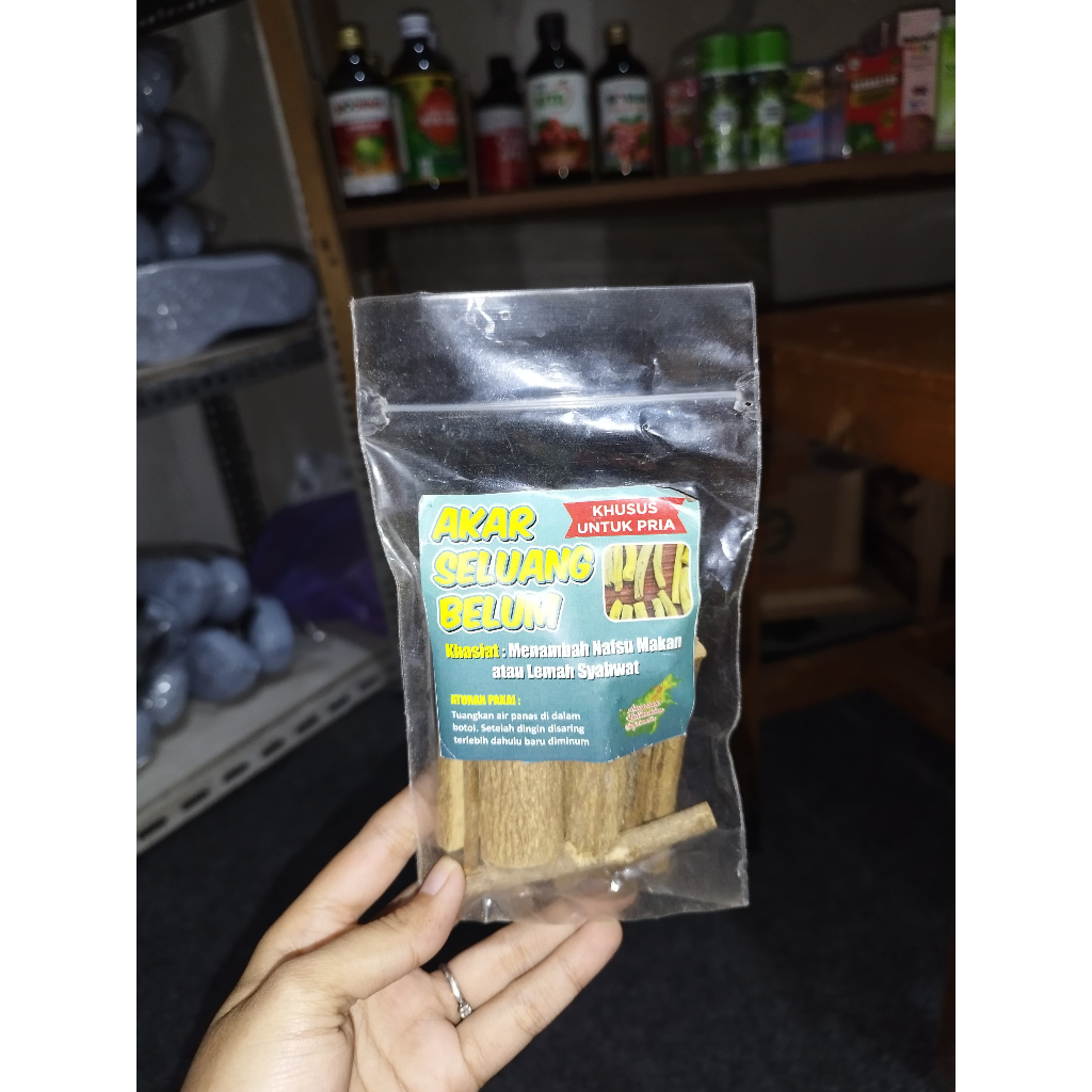 

Ramuan Tradisional Kalimantan Akar seluang Belum / Obat Herbal Tradisional Original / Untuk Stamina - Asli Kalimantan