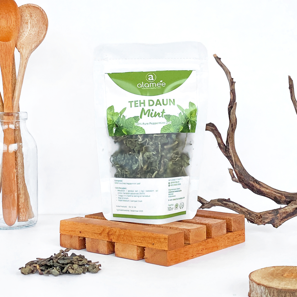 

ALAMEE Peppermint Tea Teh Daun Mint Organik Pappermint Papermint Kering Dried Herbal Organic10gr