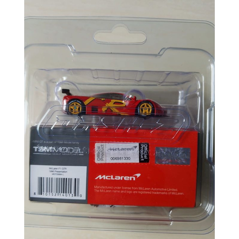 MINI GT McLaren F1 GTR unseal