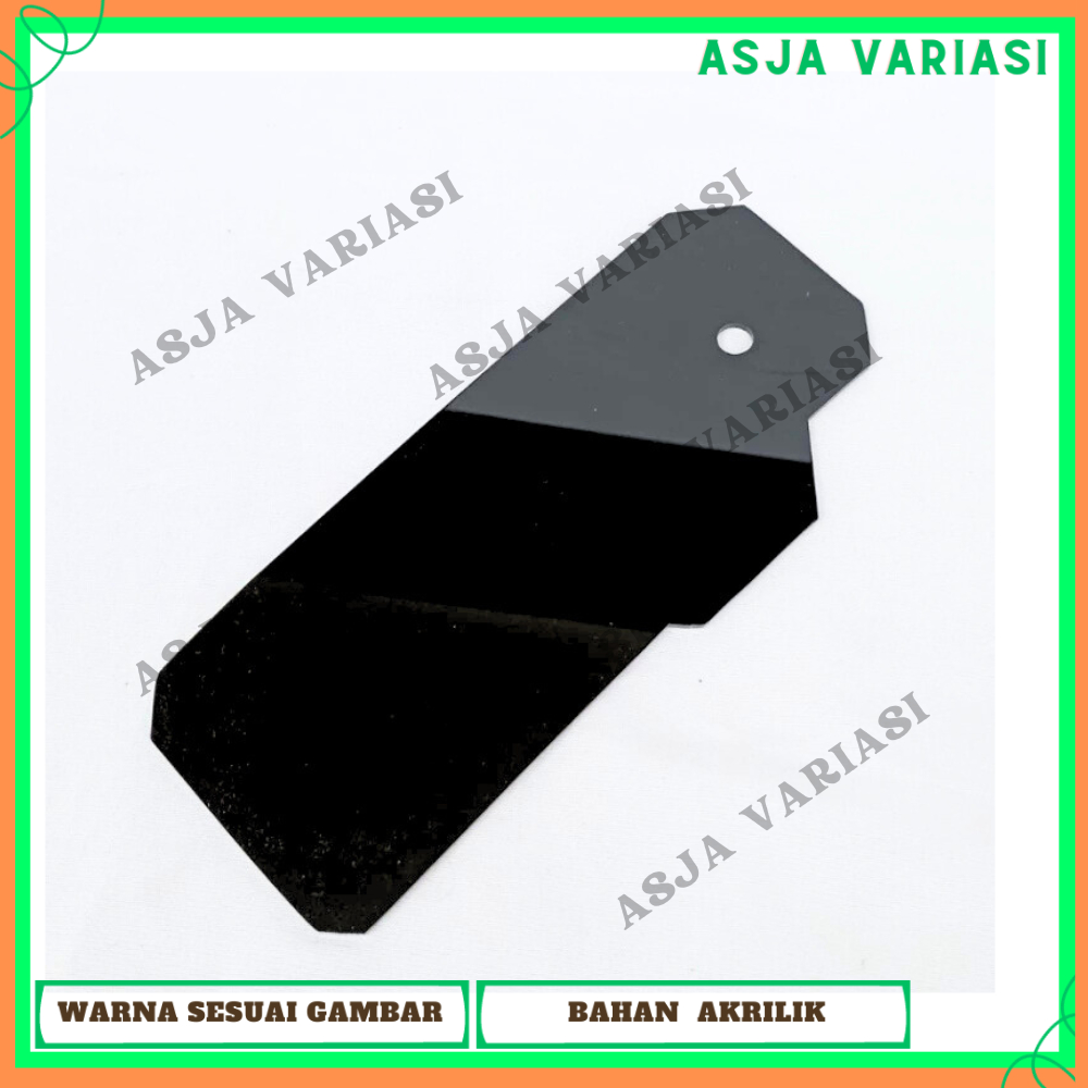 MUDFLAP AKRILIK R15 V3 ( SEPASANG 2PCS ) PENAHAN LUMPUR R15 V3 AKRILIK HITAM SMOKE