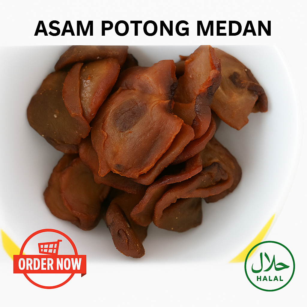 

ASAM POTONG MEDAN 500 GR - ASAM GELUGUR - GLUGUR - ASAM KEPING HALAL
