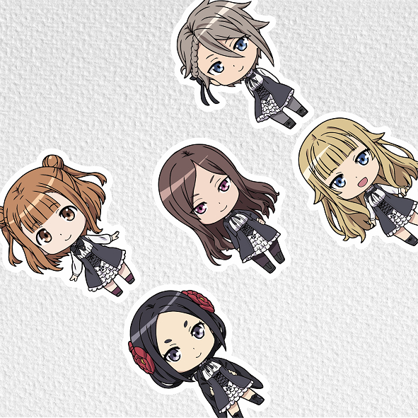 

[ VINYL & CHROMO 7 CM] ANIME cetak stiker Game/STIKER MURAH TEMA ANIME PRINCESS PRINCIPAL /murah/stiker medium