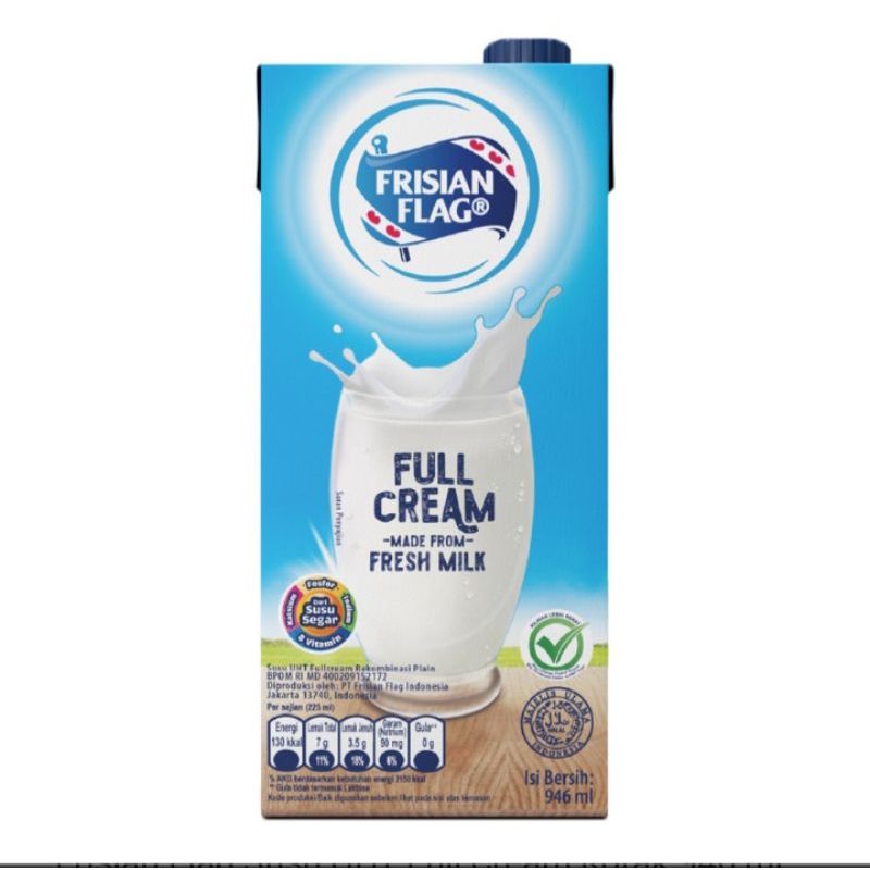 

FRISIAN FLAG SUSU UHT FULL CREAM 946 ML
