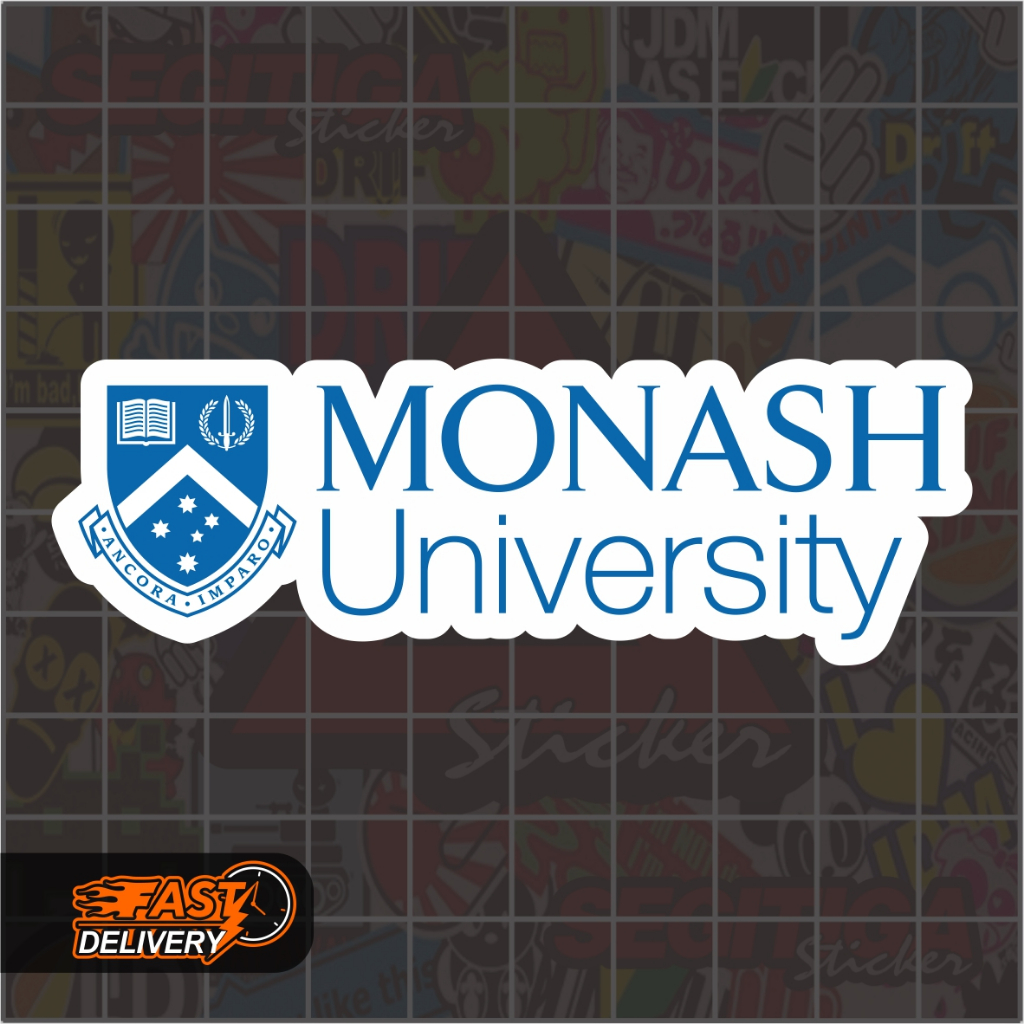

Sticker Logo Monash University Ukuran 9 x 3 Cm