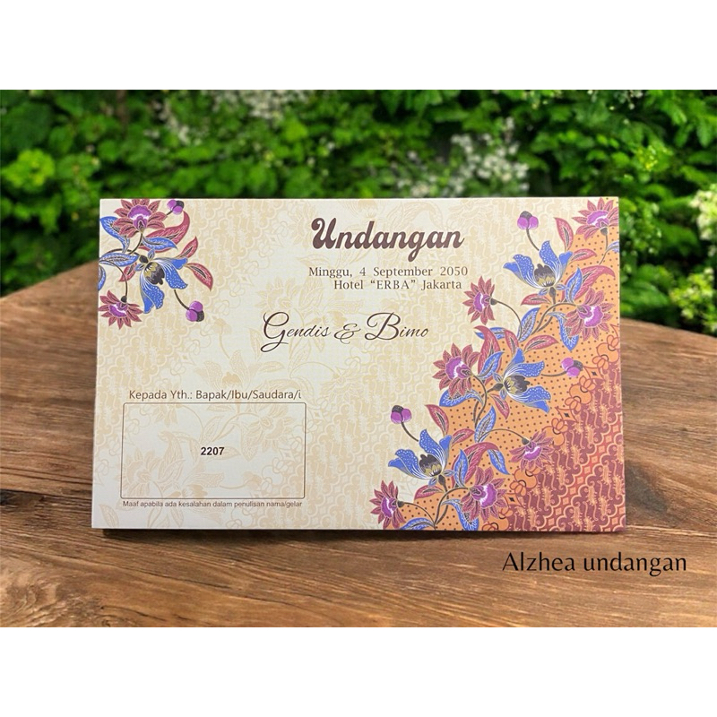 

Undangan Blangko kosong ERBA 2207 (isi 100 pcs )undangan pernikahan (isi 100 pcs)