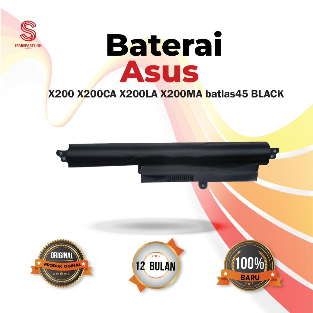 Baterai Battery Batre Asus X200 X200CA X200LA X200MA