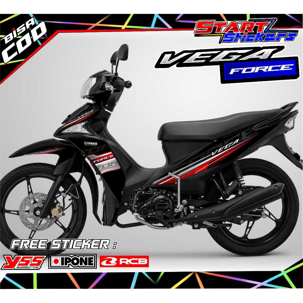 STRIPING VARIASI YAMAHA VEGA FORCE / STICKER VARIASI YAMAHA VEGA VEGA FORCE